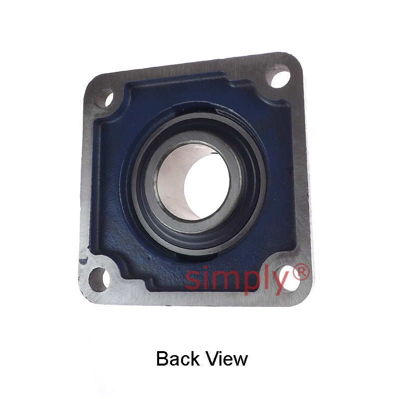 UCFX12 Metric Four Bolt Cast Iron Square Housing with 60mm Bore Insert