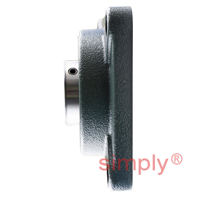 NTN UCFX10D1 Metric Four Bolt Square Cast Iron Flange Housing with 50mm Bore Insert