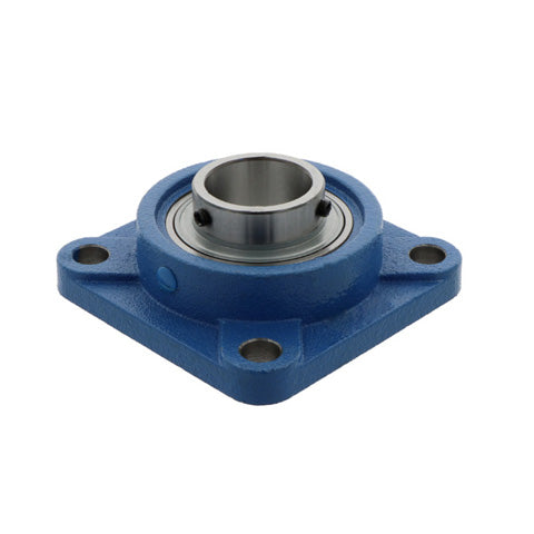 Challenge / FK UCFX07-20 Imperial Cast Iron Four Bolt Square Flange Housing with 1-1/4 inch Bore Insert and Triple Lip Seal Ideal for Agricultural and Outdoor Use