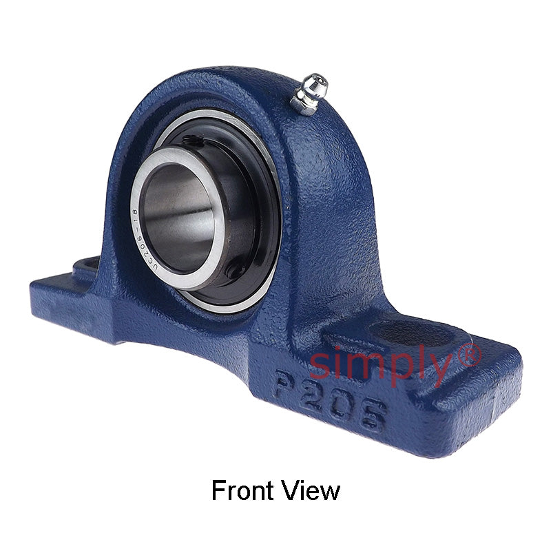 UCP206-18 Imperial Cast Iron Two Bolt Pillow / Plummer Block Housing with 1-1/8 inch Bore Insert 