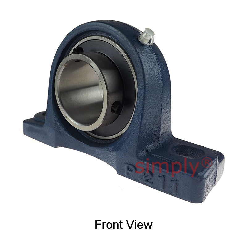UCP211-35 Imperial Cast Iron Two Bolt Pillow / Plummer Block Housing with 2-3/16 inch Bore Insert 