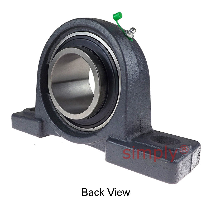 UCP214 Metric Cast Iron Two Bolt Pillow / Plummer Block Housing with 70mm Bore Insert 