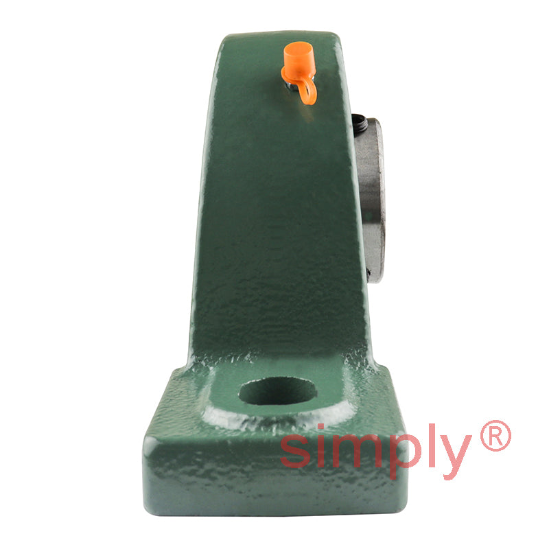 UCP307 Metric Two Bolt Cast Iron Plummer / Pillow Housing with 35mm Bore Insert