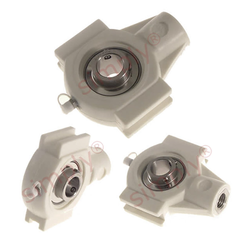 SUCTPL202 Metric Thermo Plastic Take Up Unit Housing with 15mm Bore Stainless Insert