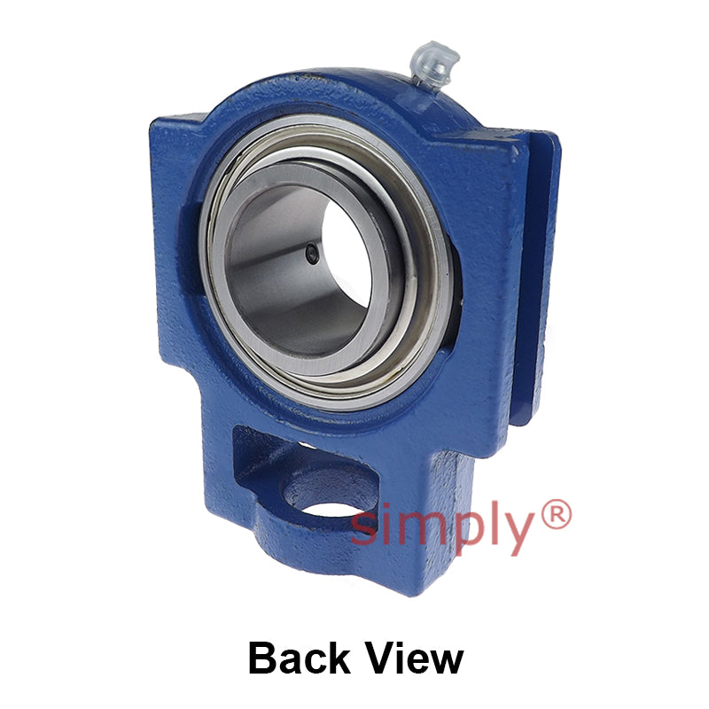 Challenge / FK UCT204 Metric Cast Iron Take Up Unit Housing with 20mm Bore Insert and Triple Lip Seal Ideal for Agricultural and Outdoor Use