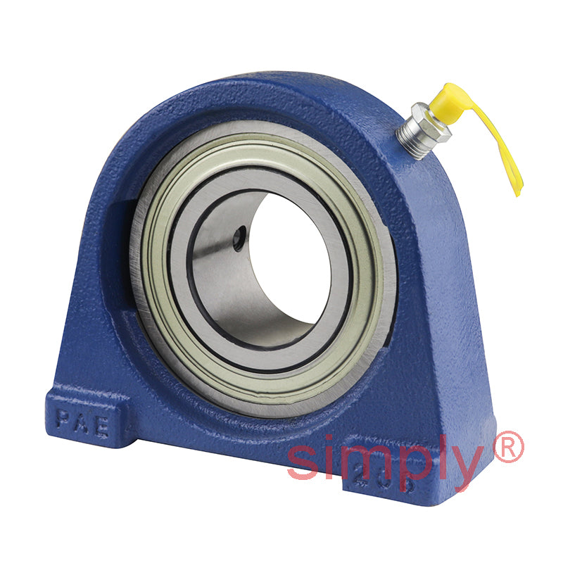 SNR USPAE208 Threaded Base Small Footprint Metric Pillow / Plummer Block Housing Supplied with 40mm Bore Insert