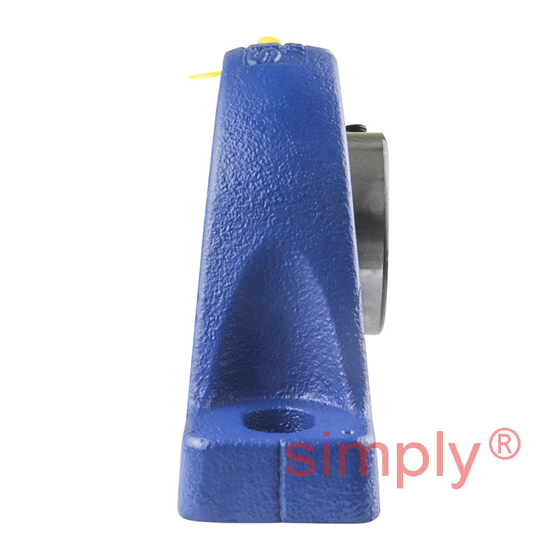 SNR USPE210 Metric Cast Iron Two Bolt Pillow / Plummer Block Housing with 50mm Bore Insert