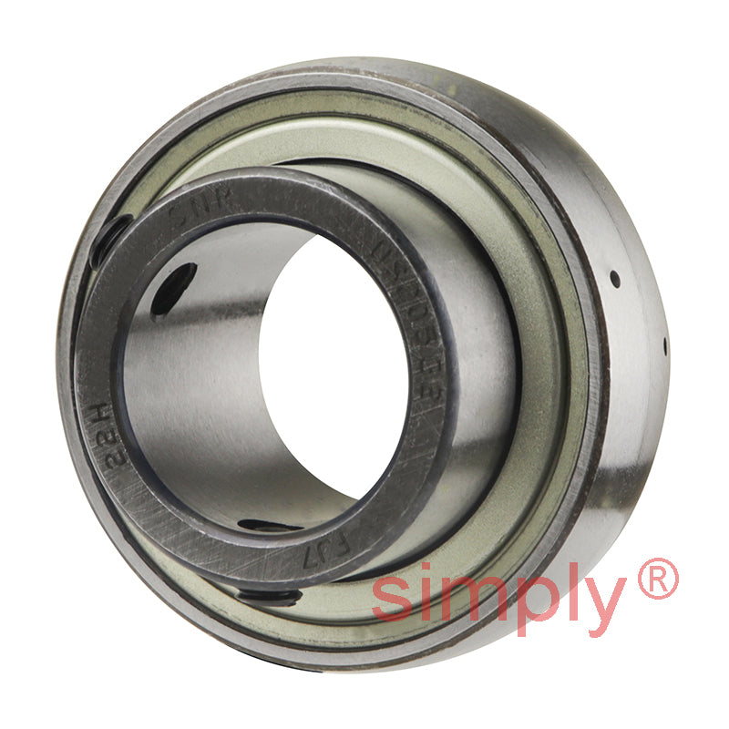 SNR USPFL205 Oval 2 Bolt Pressed Steel Bearing Housing with 25mm Insert