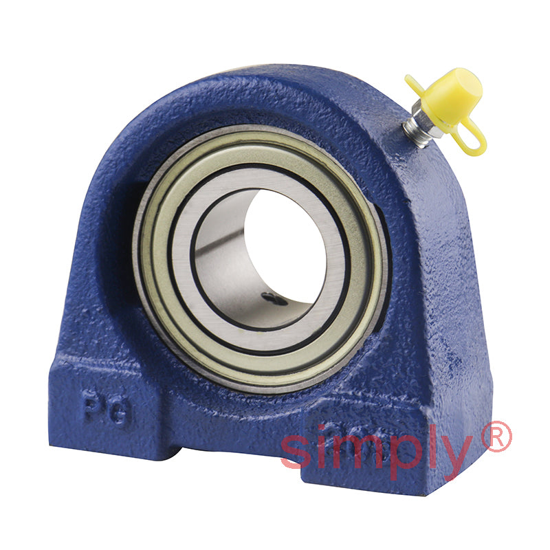 SNR USPG205 Threaded Base Small Footprint Metric Pillow / Plummer Block Housing with 25mm Bore Insert