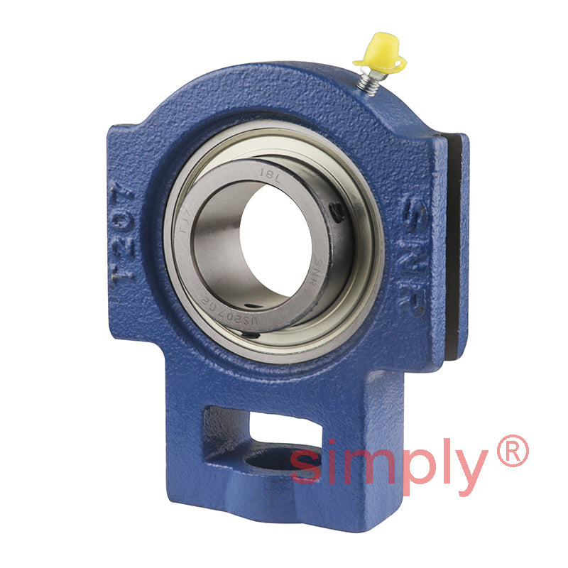 SNR UST207 Metric Cast Iron Take Up Unit with 35mm Bore Bearing Unit