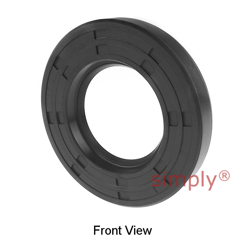 45x52x4mm Nitrile Rubber Single Lip Rotary Shaft Oil Seal Springless Design VC Style