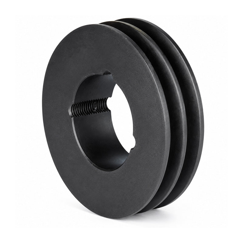 PowerDrive 85X2SPZ 85mm Pitch Diameter SPZ Section Tapered Locking Bush Type Pulley with 2 Grooves (Bush not Incl.) - Allow 2-3 Days