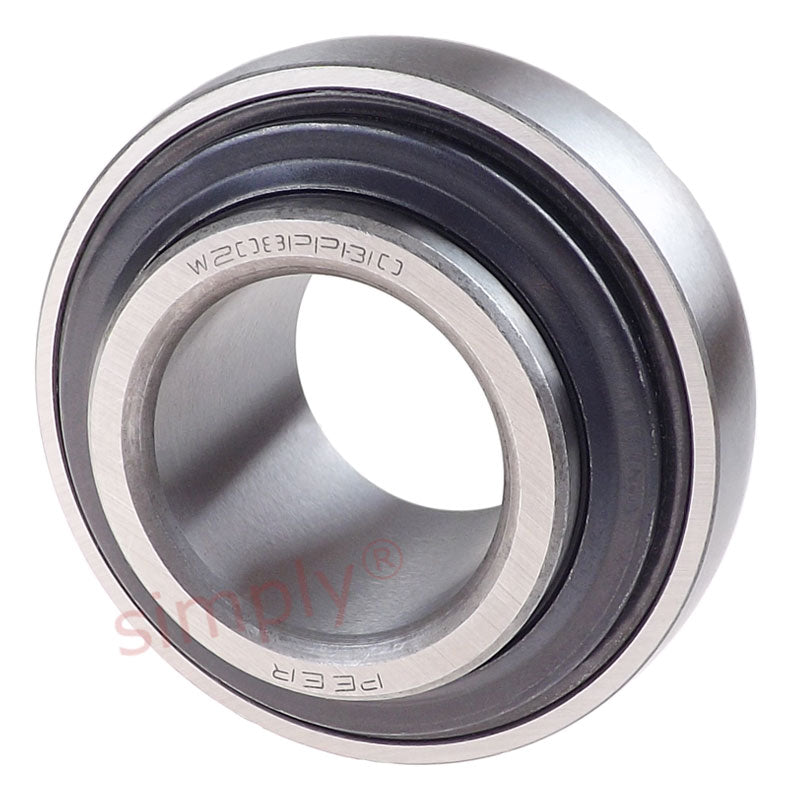 Major Branded W208PPB10 Gang Disc Harrow Spherical Outer Round Bore Standard Non-Relubricatable Bearing 1.5005x3.1496x1.688 inch