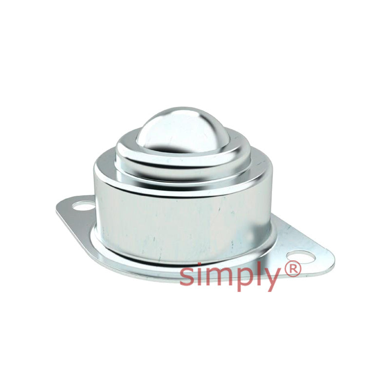 High-Performance 2 Bolt Surface Mount Ball Transfer Unit with 19.05mm Steel Ball - Allow 2-3 Days