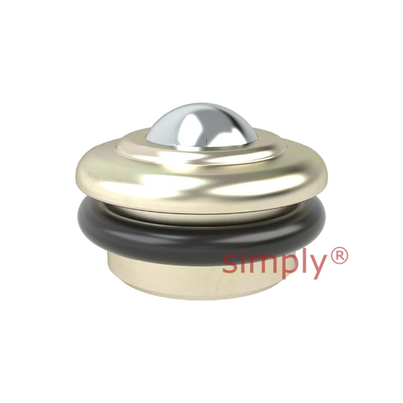 High-Performance Medium Duty Ball Transfer Unit with O-Ring with 34.5mm Steel Ball - Load Capacity 500kg - Allow 2-3 Days