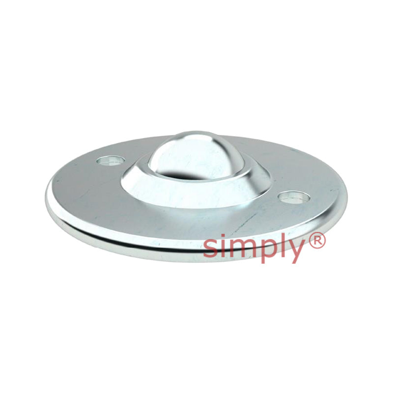 High-Performance 2 Bolt Dish Surface Mount Ball Transfer Unit with 22.2mm Steel Ball - Allow 2-3 Days