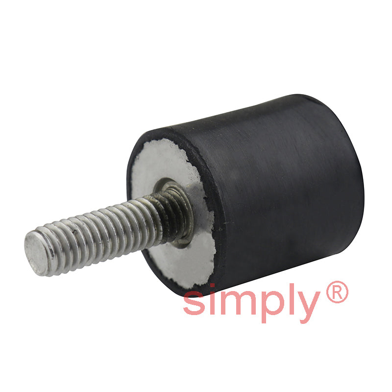 High-Performance 304 Stainless Steel Male/Female Anti-Vibration Bobbin 50x40mm M10 Threads