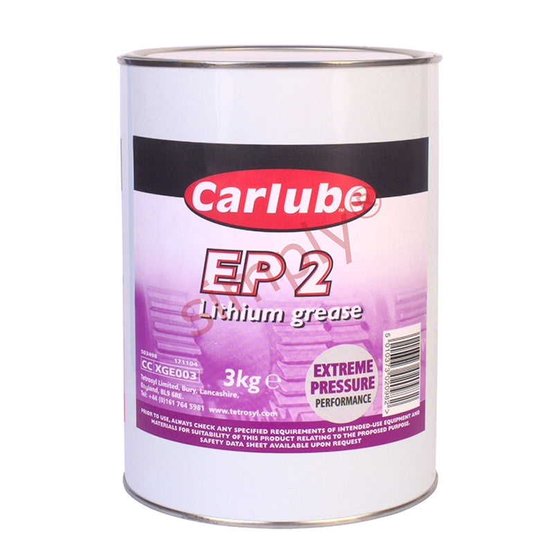 Carlube EP2 Lithium Grease 3kg