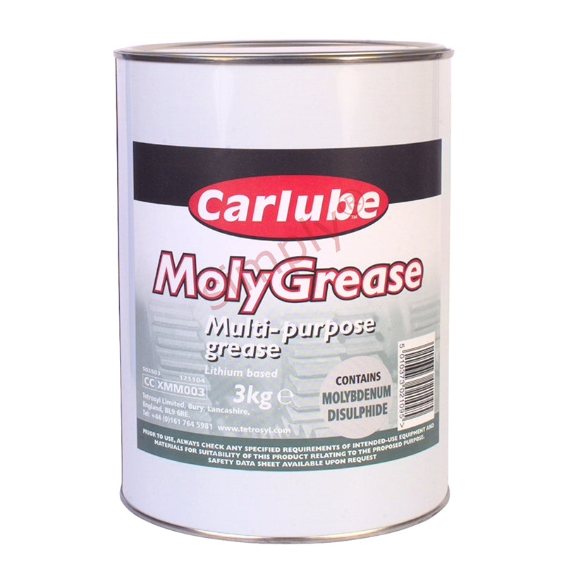 Carlube MolyGrease (with Molybdenum Disulphide) 3kg