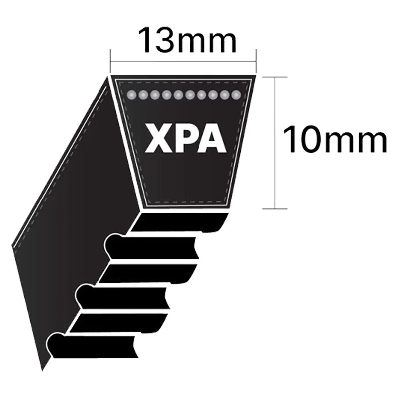 XPA1060 Gates Quad Power 4 XPA-Section Cogged V-Belt (Uniset Match)