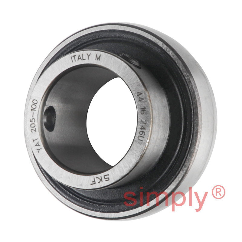 SKF YAT205-100 Grub Screw Type Bearing Insert 1 inch Bore 52mm Outside Diameter