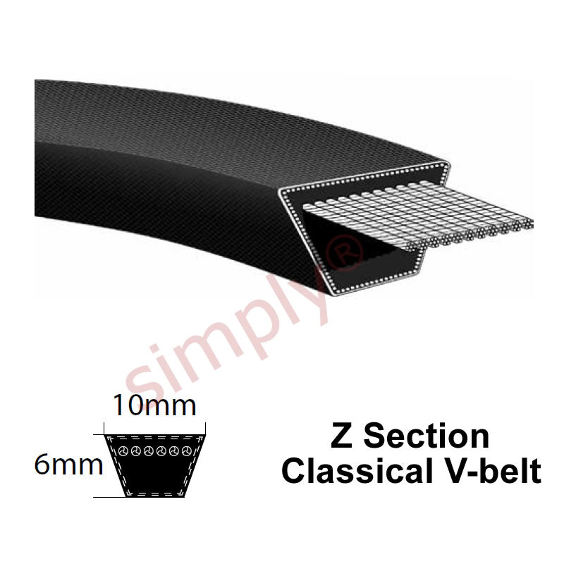 Z26 Major Brand Z-Section V-Belt